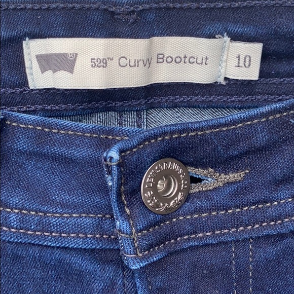 Levi’s 529 curvy bootcut sz 10S like new condition - Picture 2 of 8